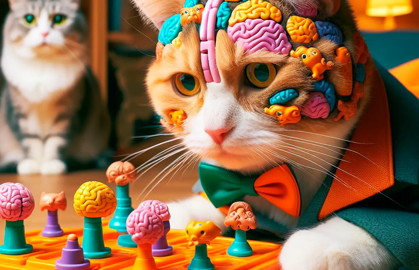 Foto representativa para el banner sobre el tema juegos de inteligencia para gatos.